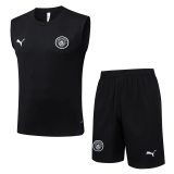 25-26 Man City High Quality Tank Top And Shorts Suit