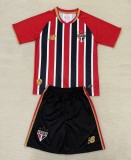 25-26 Sao Paulo Away Kids Soccer Jersey
