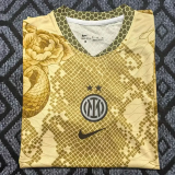 25-26 INT Gold Special Edition Training shirts (蛇) 1:1 Thai Quality