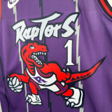 25-26 Raptors McGRADY #1 Purple Retro Top Quality Hot Pressing NBA Jersey