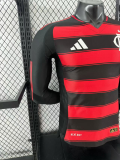 25-26 Flamengo Home Long Sleeve  Player Version Soccer Jersey 长袖