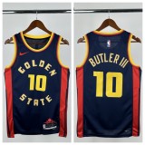 24-25 WARRIORS BUTLERIII #10 Royal blue City Edition Top Quality Hot Pressing NBA Jersey