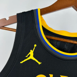 24-25 WARRIORS THOMPSON #11 Black Top Quality Hot Pressing NBA Jersey (Trapeze Edition) 飞人版