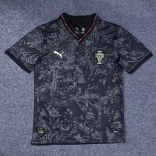 25-26 Portugal Black Special Edition Fans Soccer Jersey
