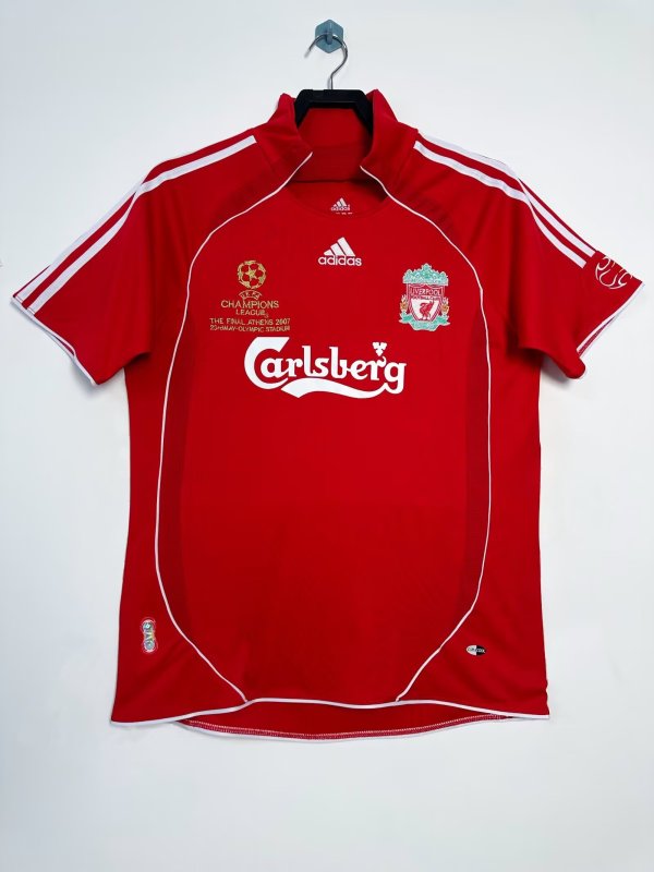 2006-2008 LIV Home Retro Soccer Jersey 欧冠版