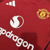 25-26 Man Utd Home Player Version Soccer Jersey