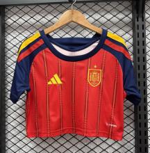 2026 Spain Home Women Cheerleading Short-sleeved (女)