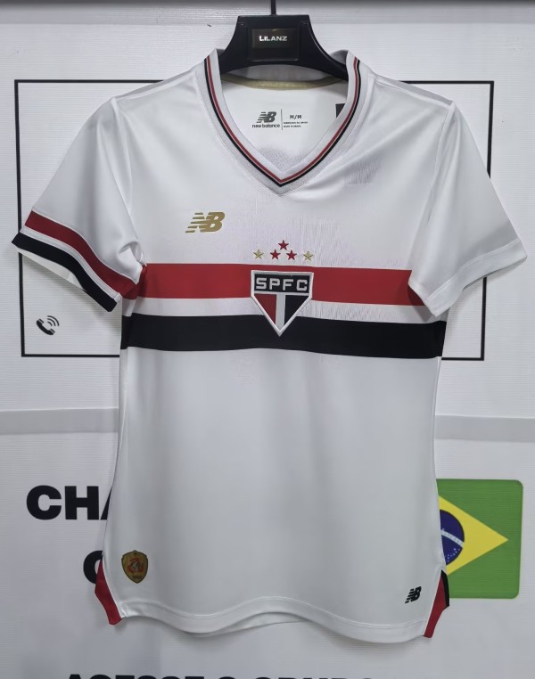 25-26 Sao Paulo Home Women Soccer Jersey
