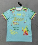 25-26 Aja× Blue Special Edition Fans Soccer Jersey
