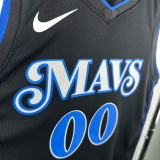 23-24 Dallas Mavericks CHRISTIE #00 Black City Edition Top Quality Hot Pressing NBA Jersey(V领)