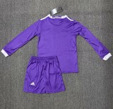 2016-2017 RMA Away Long sleeves Retro Kids Soccer Jersey