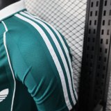 2025 AD Green Player Version Polo Short Sleeve 1:1 Thai Quality