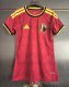 2026 World Cup Belgium Home Women Fans Soccer Jersey (女)