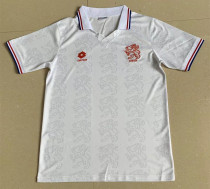 1995  NetherIands  Away White Retro Soccer Jersey
