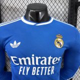 25-26 RMA Third Long Sleeve Player Version Soccer Jersey
