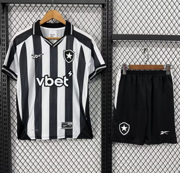 25-26 Botafogo Home Kids Soccer Jersey