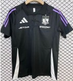 25-26 Colo-Colo Black Polo Short Sleeve *有领