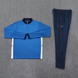 25-26 High Quality Half Pull Tracksuit— Blue 蓝色