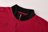 25-26 High Quality Half Pull Tracksuit— Red 红色