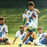 1994 Italy White Retro Training shirts