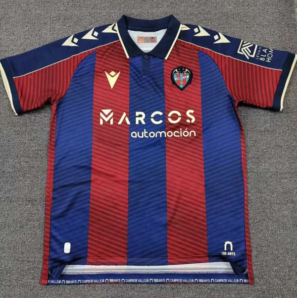 25-26 Levante UD Home Fans Soccer Jersey 1:1 Thai Quality