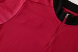 25-26 High Quality Half Pull Tracksuit— Red 红色