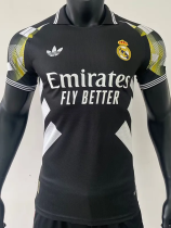 25-26 RMA Black Special Edition Player Version Training Shirts 黄袖边