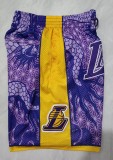 2024 Los Angeles Lakers Embroidery Top Quality NBA Pants
