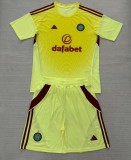 25-26 Celtic Yellow Goalkeeper Adult Suit