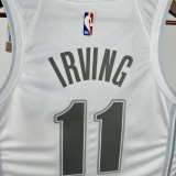 24-25 Dallas Mavericks IRVING #11 White City Edition Top Quality Hot Pressing NBA Jersey