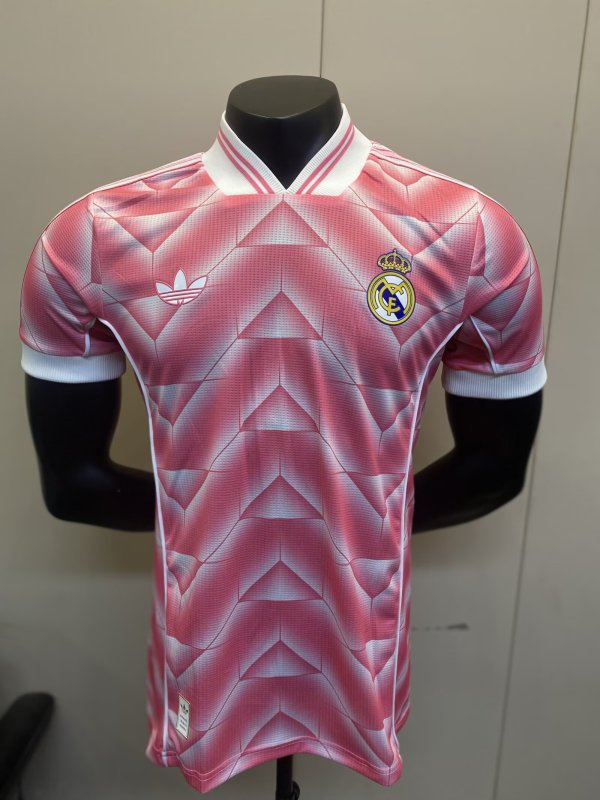 25-26 RMA Pink Special Edition Player Version Soccer Jersey
