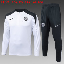 25-26 CHE High Quality Kids Half Pull Tracksuit