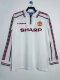 1998 Man Utd Commemorative Edition Long sleeves Retro Soccer Jersey