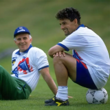 1994 Italy White Retro Training shirts