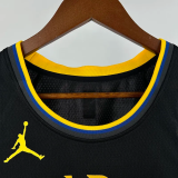 24-25 WARRIORS WIGGINS #22 Black Top Quality Hot Pressing NBA Jersey (Trapeze Edition) 飞人版