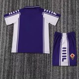 1999-2000 Fiorentina Home Retro Kids Soccer Jersey