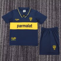 1993-1995 Boca Juniors Home Retro Kids Soccer Jersey