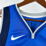 22-23 Dallas Mavericks CHRISTIE #00 Blue Top Quality Hot Pressing NBA Jersey(V领)