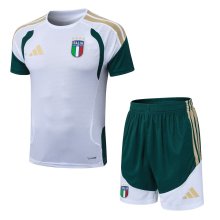 2026 Italy White High Quality Player Version Training Short Suit (球员套装)