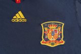 2010 Spain Away Royal Blue Retro Soccer Jersey