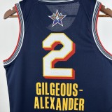 2025 ALL-STAR GILGEOUS-ALEXANDER #2 Top Quality Hot Pressing NBA Jersey