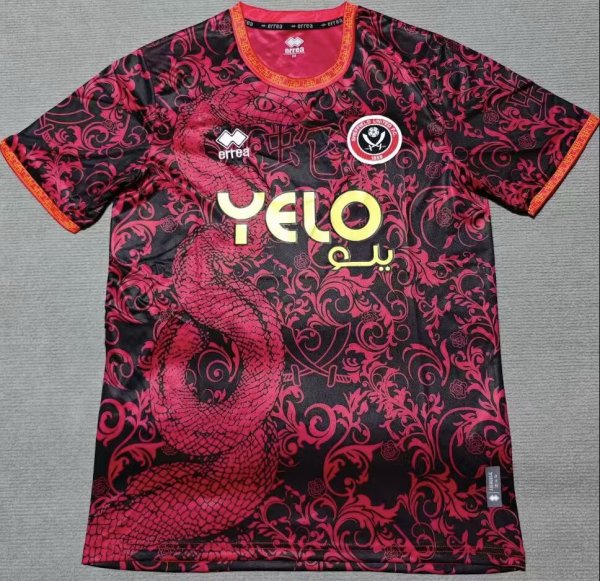 25-26 Sheffield United Red Black Special Edition Soccer Jersey