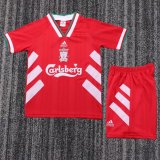 1993-1995 LIV Home Retro Kids Soccer Jersey