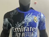 25-26 RMA Blue Black Special Edition Player Version Training Shirts *龙纹