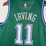 25-26 Dallas Mavericks IRVING #11 Green Retro Top Quality Hot Pressing NBA Jersey