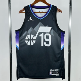 25-26 JAZZ BAILEY #19 Black Top Quality Hot Pressing NBA Jersey (Trapeze Edition) 飞人版