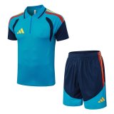 2026 AD Blue High Quality Player Version Training Short Suit (球员套装)