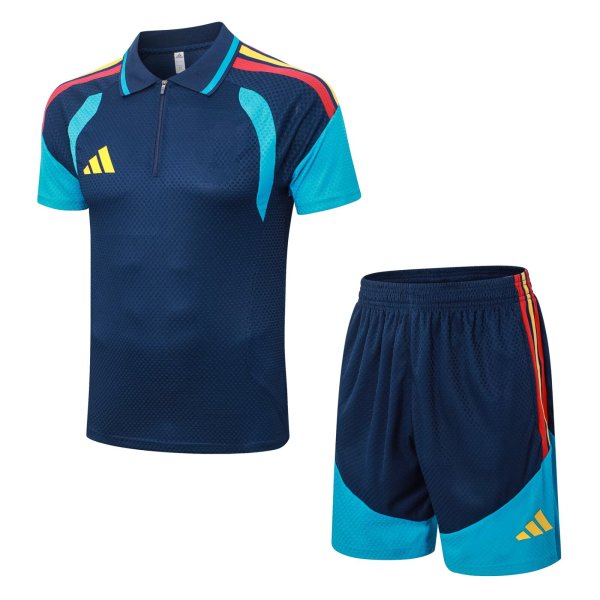2026 AD Blue High Quality Player Version Training Short Suit (球员套装)