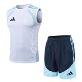 2026 AD White High Quality Player Version Tank Top And Shorts Suit (球员套装)
