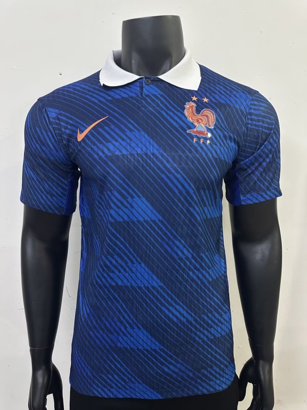 26-27 France Home Player Version Soccer Jersey
